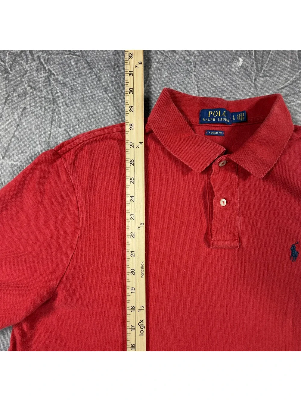 Polo Ralph Lauren Classic Fit Red Polo Shirt Size Large